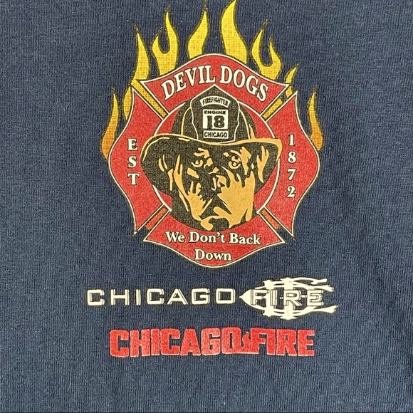 Other - Engine 18 -  Devil Dogs Chicago Fire T-Shirt - XL